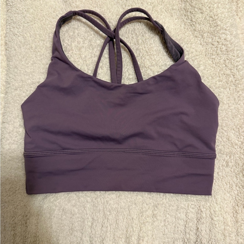 lululemon athletica Dark Purple Crop Top